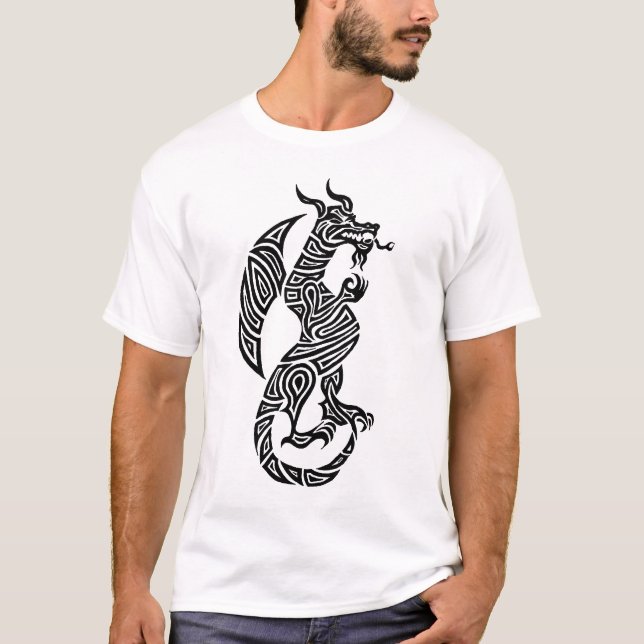 T-shirt Dragon de tatouage (Devant)