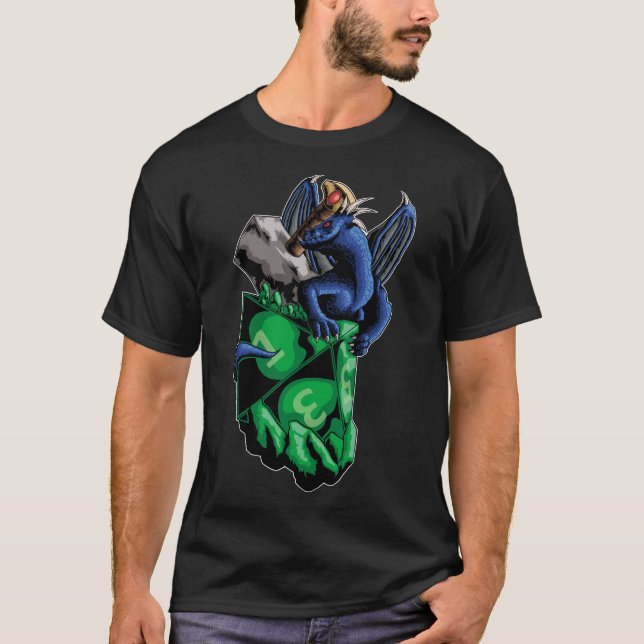 T-shirt Dragon de Zafiro del Martillo (Devant)