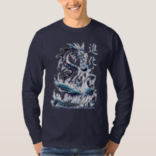 T-shirt Dragon d'eau 22 Yin Yang Kanji