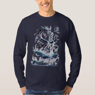 T-shirt Dragon d'eau 22 Yin Yang Kanji