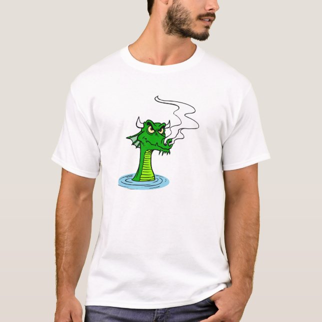 T-shirt Dragon d'eau en colère (Devant)