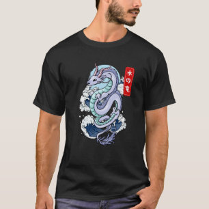 T-shirt Dragon d'eau japonais Élémentaire Mythique Reptile