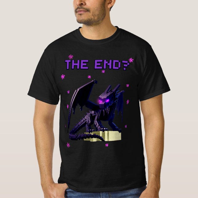 T-shirt Dragon D'Ender Minecraft, Boss De Jeu, La Fin ? Co (Devant)