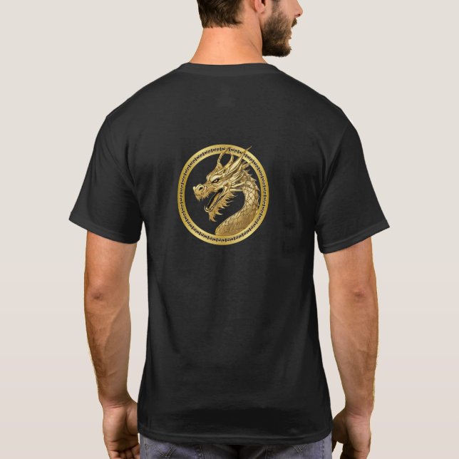 T-shirt Dragon d'or (Dos)