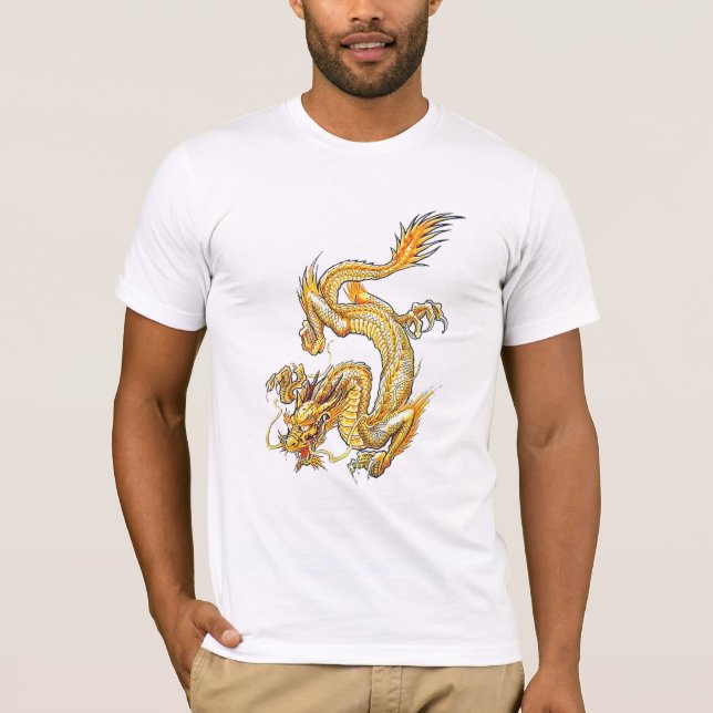 T-shirt Dragon d'or - 09 (Devant)