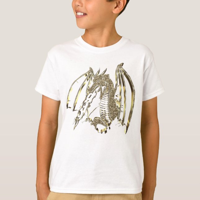T-shirt Dragon d'or du Dragon (Devant)
