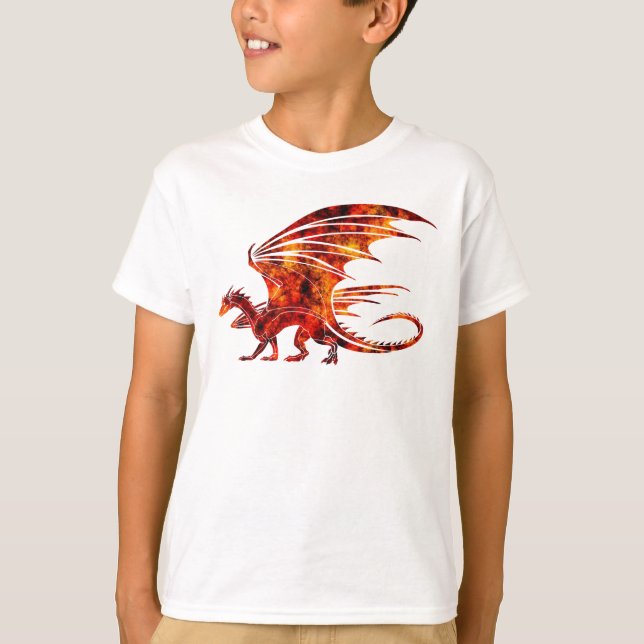 T-shirt Dragon du feu (Devant)