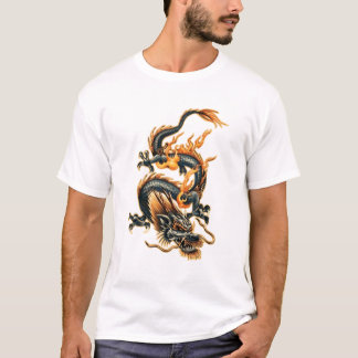 T-shirt Dragon du feu