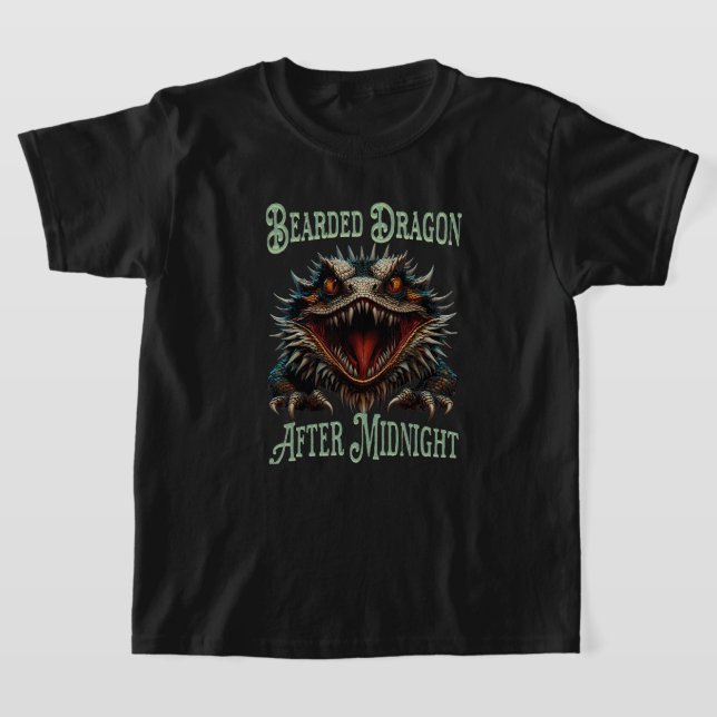 T-shirt Dragon effrayant et porteur d'horreur (Poser)