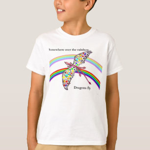 T-shirt Dragon et arc-en-ciel