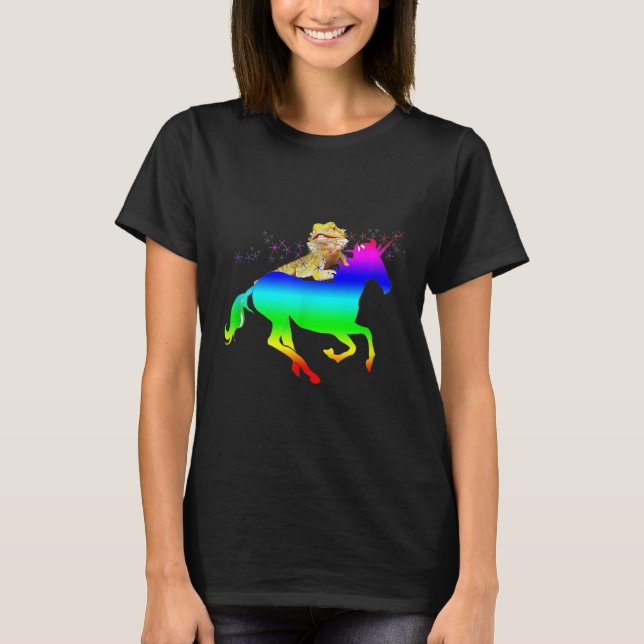 T-shirt Dragon Et Cheval Portés (Devant)