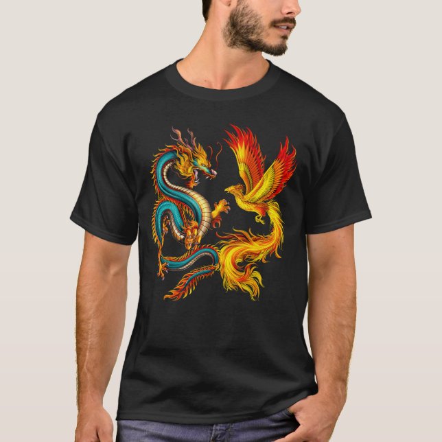 T-shirt Dragon et Phoenix (Devant)