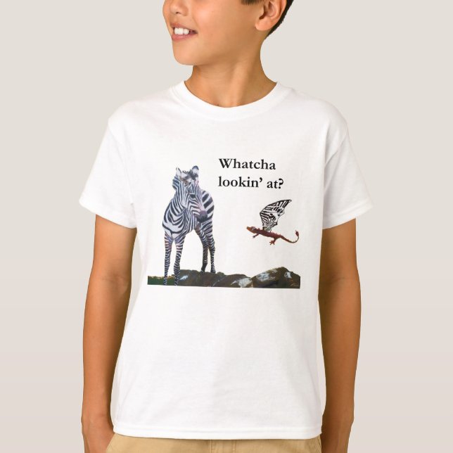 T-shirt Dragon et Zebra (Devant)