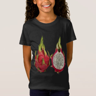 T-Shirt Dragon Fruit Populaire Pitahaya Design Graphique F