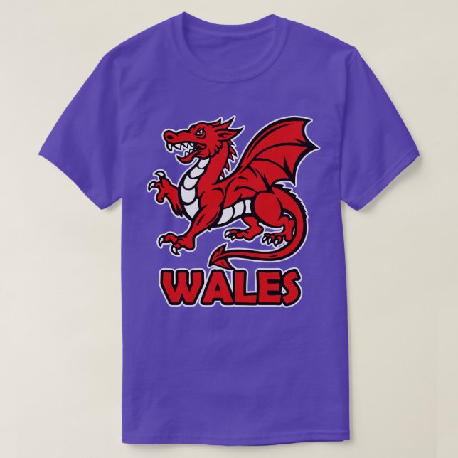 T-shirt Dragon gallois cymru (Design devant)