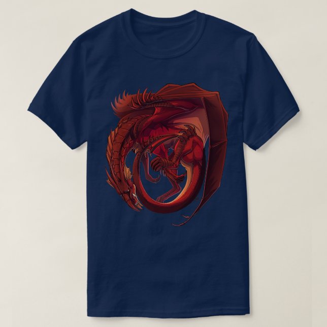 T-shirt Dragon gallois de curling (Design devant)