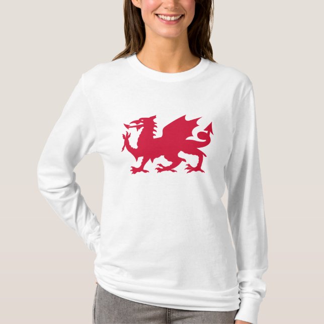 T-shirt Dragon gallois rouge (Devant)