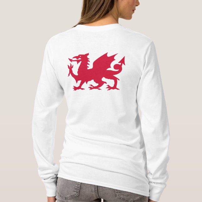 T-shirt Dragon gallois rouge (Dos)