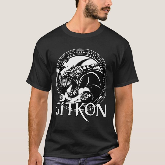 T-shirt Dragon | GitKon : La Bourse de Code (Devant)