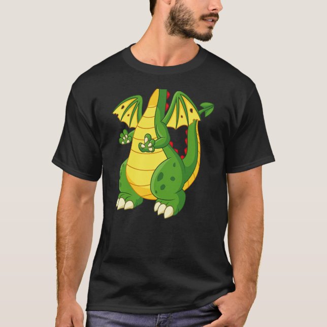 T-shirt Dragon Green Dragon Costume Shirt (2) (Devant)