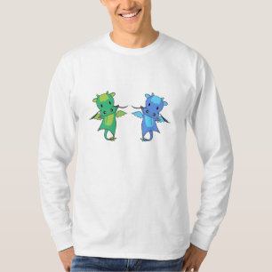 T-shirt Dragon Green Dragon Fairy Tale Imaginaire