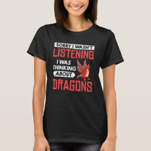 T-shirt Dragon Head Cute Imaginaire Créature 3