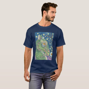 T-shirt Dragon Head Imaginaire T SHIRT