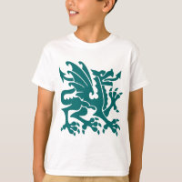 Dragon héraldique 01 - Moss Green