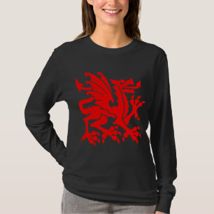T-shirt Dragon héraldique 01 - Rouge