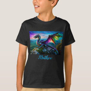 T-shirt Dragon Iridescente Garde Sa Terre