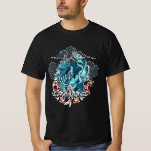 T-shirt Dragon japonais Anime Japon Tattoo Anime Lover Cou