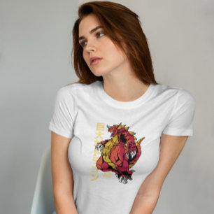 T-shirt Dragon japonais monstre Anime