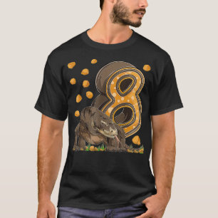 T-shirt Dragon Komodo 8 ans Reptile 8e Anniversaire Partie
