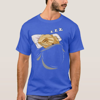 T-shirt Dragon Léman Dormir Animal Nap Nappage Bois