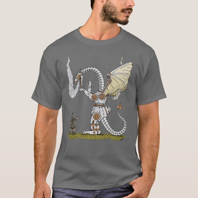 T-shirt Dragon Mécanique (Devant)