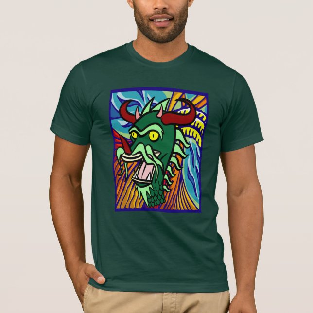 T-shirt dragon mystique (Devant)