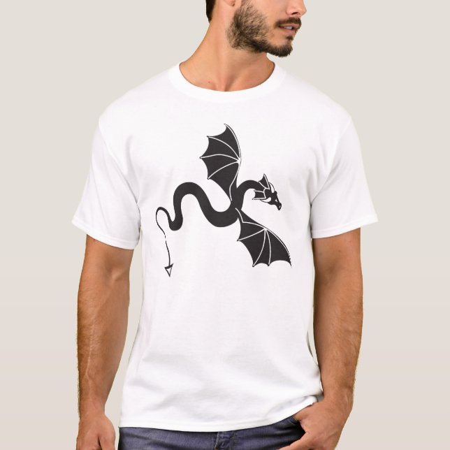 T-shirt Dragon noir (Devant)