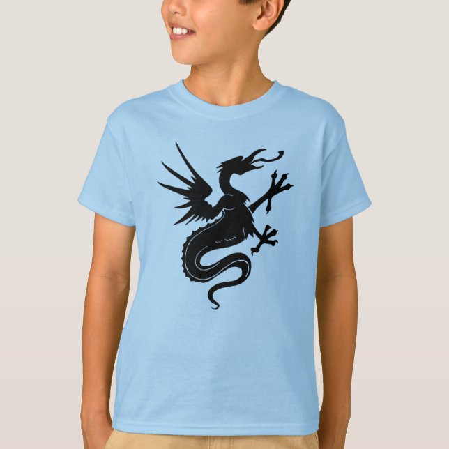 T-shirt Dragon noir (Devant)