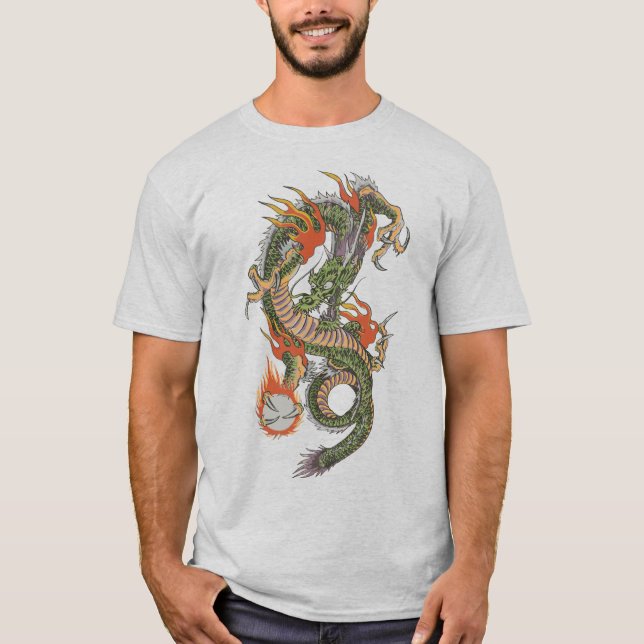 T-shirt Dragon of Fire and Power (Devant)