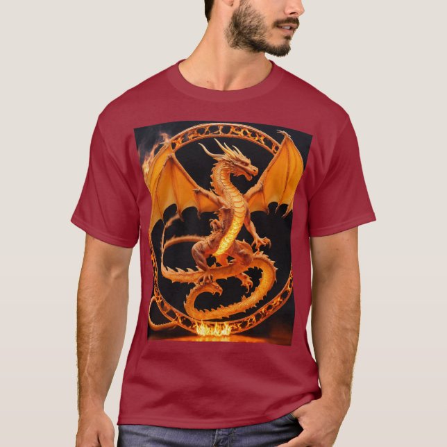 T-shirt Dragon Ouroboros (Devant)
