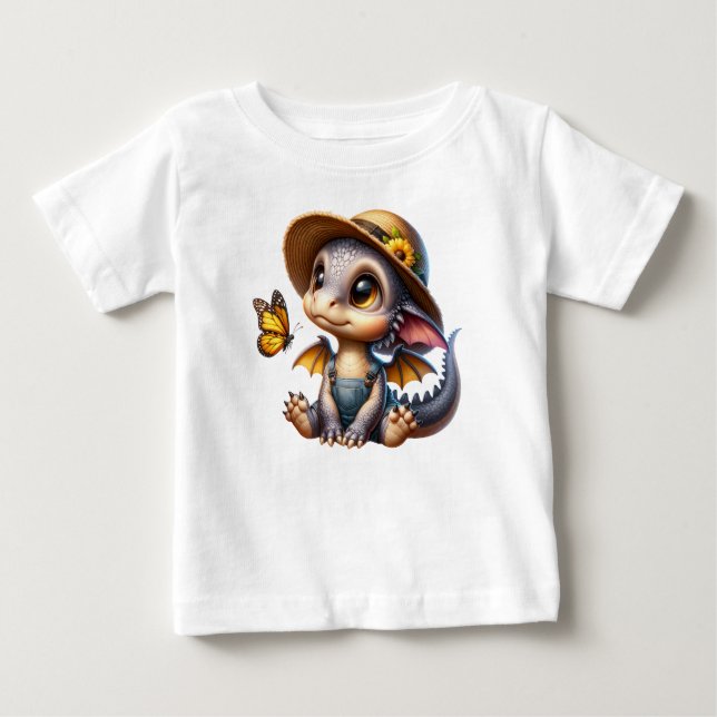 T-shirt Dragon pour bébé (Devant)
