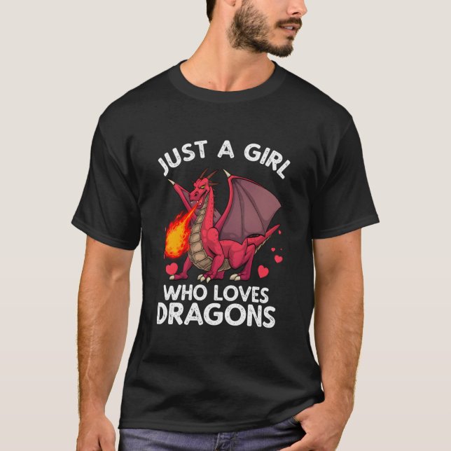 T-shirt Dragon Pour Dragons Dragon Mythique (Devant)