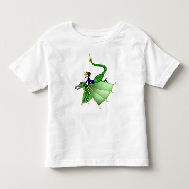 T-shirt Dragon Princess, 2T-4T (Devant)