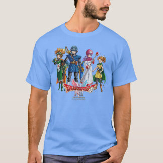 T-shirt Dragon Quest I II HD2D Remake Héros Art