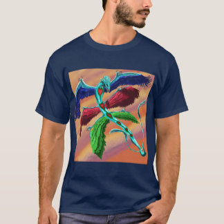 T-shirt dragon Quetzalcoatl