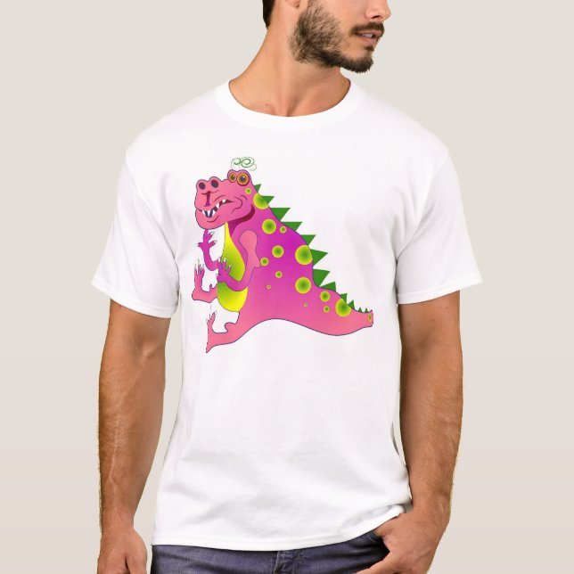 T-shirt Dragon rose (Devant)