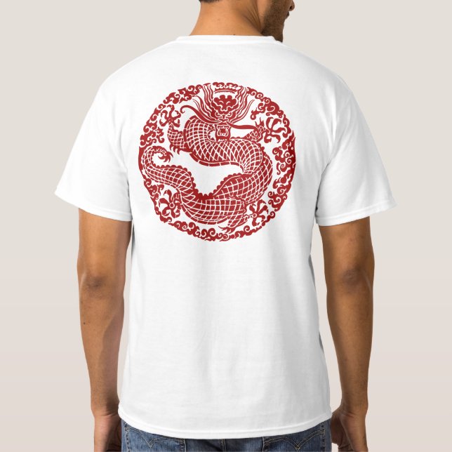 T-shirt Dragon rouge (Dos)