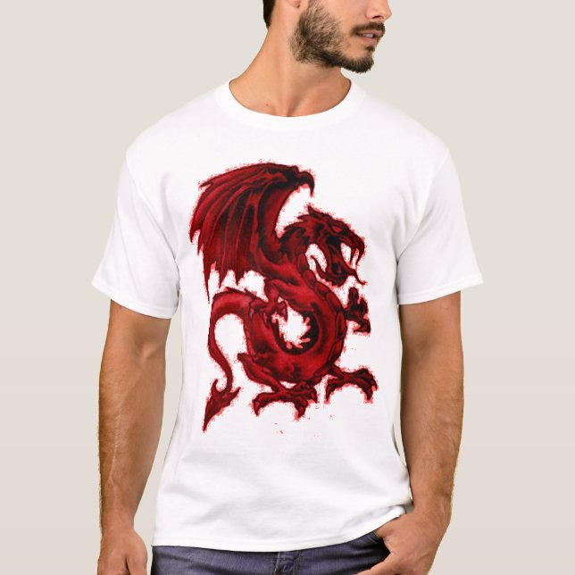 T-shirt Dragon rouge (Devant)