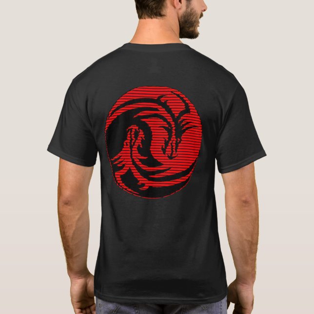 T-shirt Dragon rouge (Dos)