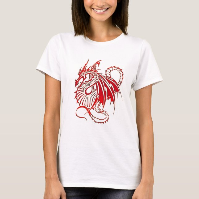 T-shirt Dragon rouge (Devant)